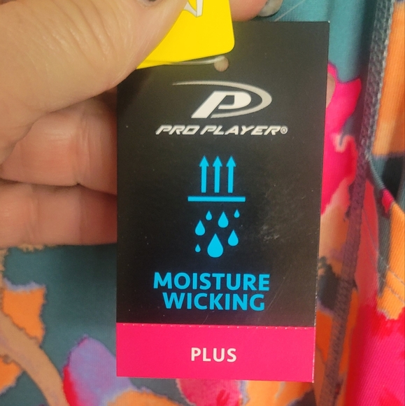Pro player moisture wicking 7/8 legging w/2 pockets. Sizes large-3X avail. NWT - Picture 3 of 14